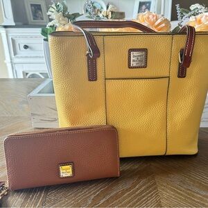 Like new Dooney & Burke purse and matching wallet